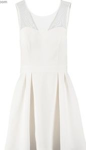 BCBGeneration Soft White Cocktail Dress
